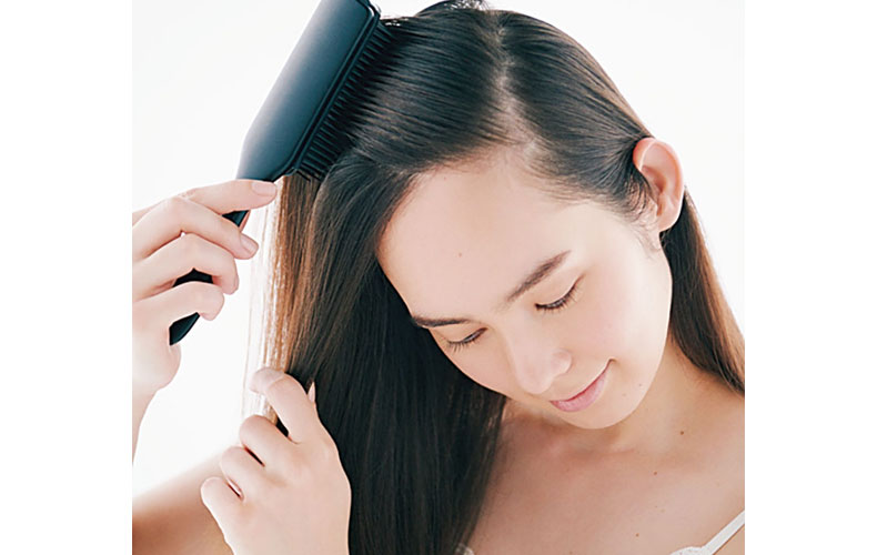 洗髪前に使うことで頭皮の汚れが落としやすくなる