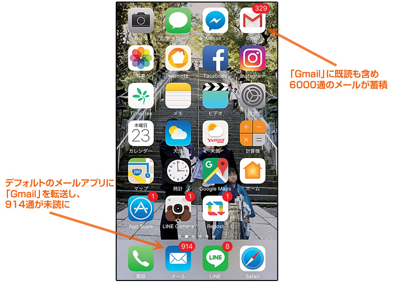 スマホで未読メールが数百件 どうしたらいいの Iphone芸人かじがやさん Itライター鈴木さん教えて Domani