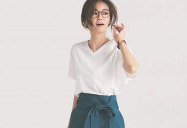 Tシャツ着こなし25選【2018夏】| 30代40代女性ファッション | Domani