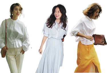 秋の白シャツコーデ18選 30代 40代レディースファッション Domani