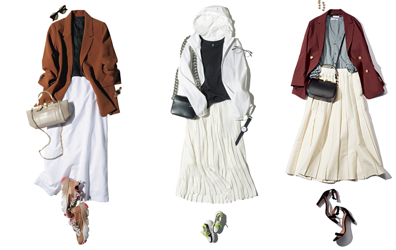 コーデ 白い スカート 白スカートのおすすめ冬コーデ集♡上品さもかわいさも作れる着こなし術