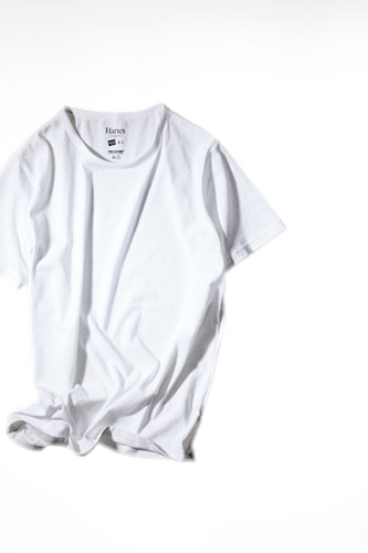 【6】ヘインズの白Tシャツ
