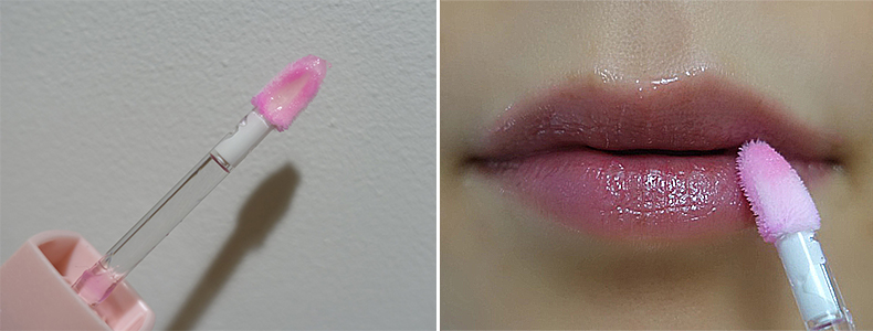 基本的な塗り方は唇真ん中から塗り伸ばす