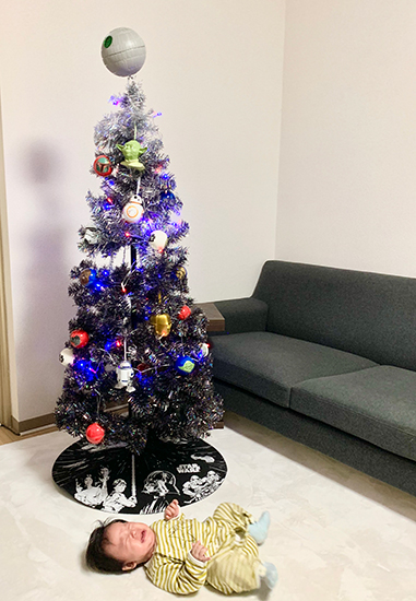 Francfrancのスター・ウォーズ限定デザインのクリスマスツリーが我が家 