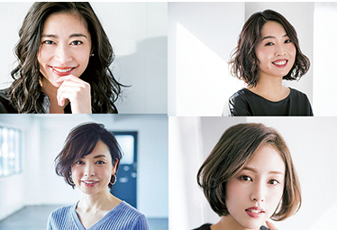 斜め前髪のヘアアレンジ12選 ショート ミディアム ロング オン眉 Domani