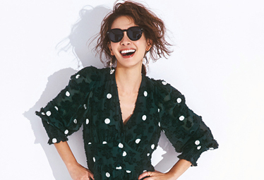 かわいいのレベルが上がります Zara の大人かわいいドット柄ワンピ Domani