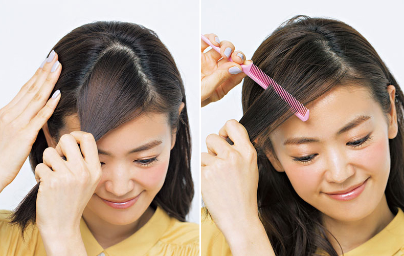 伸ばしかけ前髪を乗り切る方法 自然な流し方や簡単アレンジテクニック