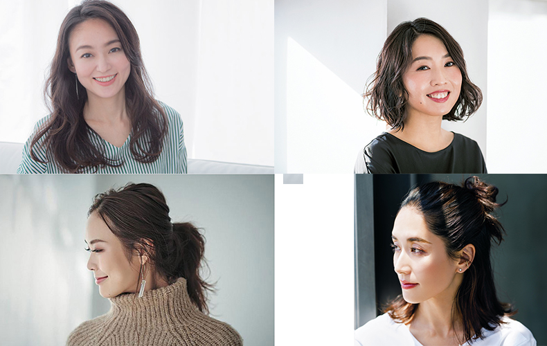 大人の女性に似合う 長い前髪 を活かしたヘアスタイル集 フェミニン 大人らしい ヘアアイテム活用 Domani