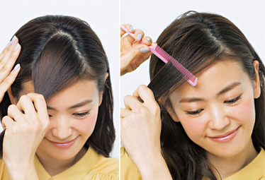 伸ばしかけ前髪を乗り切る方法 自然な流し方や簡単アレンジテクニックを伝授 Domani