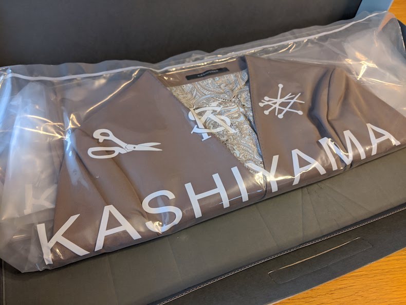 「KASHIYAMA」のオーダースーツ