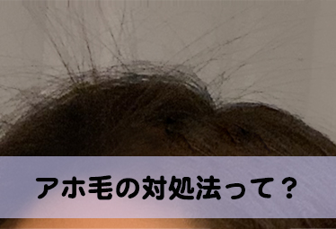 アホ毛の原因と対処方法 どうしたら直る 正しいヘアケアで根本的な改善も可能 Domani
