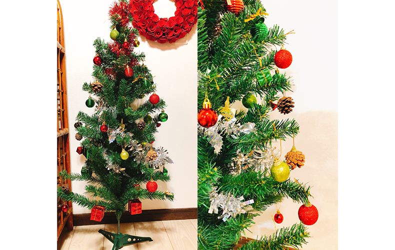クリスマスツリーが500円！収納にも困らない【3COINS】のスリムツリー | Domani