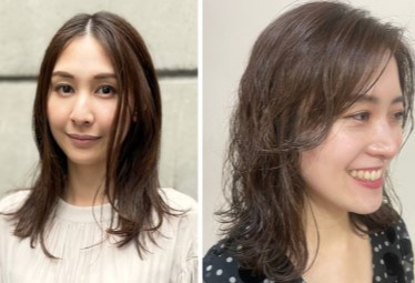 ミディアム前髪なしのヘアスタイル 大人女性に似合う人気の髪型 簡単アレンジも紹介 Domani