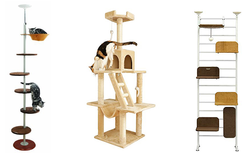 6889円 本日の目玉 FGAITH キャットタワー 木製 多層サイザル麻のおもちゃ スクラッチポスト付き アパート フィットネスホイール 屋内クライミングアクティビティセンター 木製の猫の家具