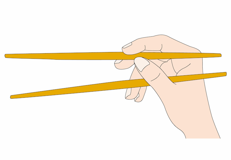 握り箸 とは 意味 特徴 直し方 矯正 グッズ 正しい持ち方        