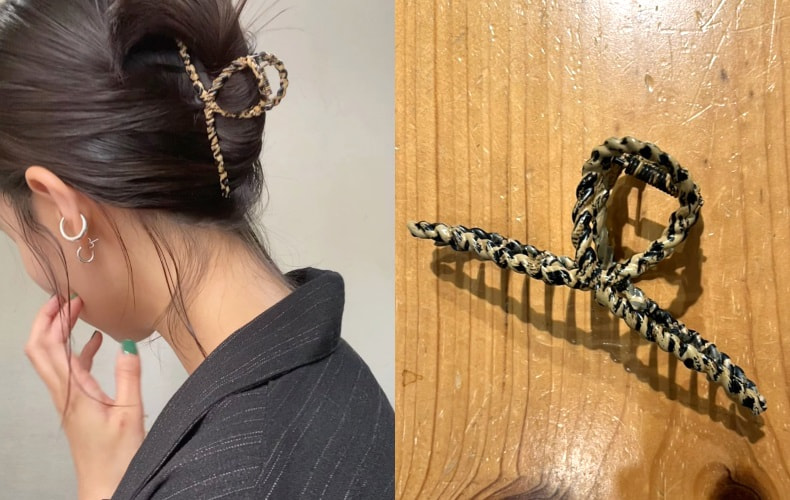 留めるだけでこなれまとめ髪が完成するヘアクリップ 美容師の購入品 Domani