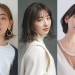 ボブヘア3人の写真が並んでいる画像