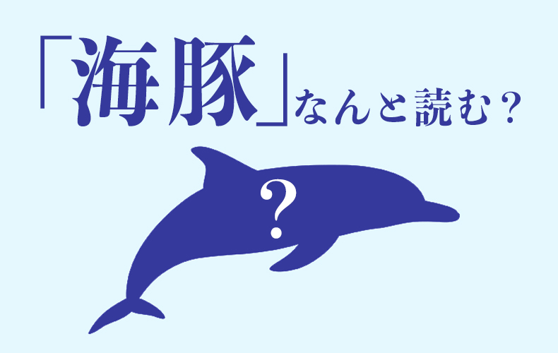 海の生き物 海豚 の読み方とは 漢字に豚を使う由来や語源 特徴などを解説 Domani