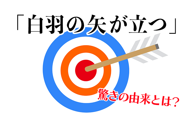 由来が衝撃 白羽の矢が立つ の意味は 使い方の例文 類語 英語も紹介 Domani