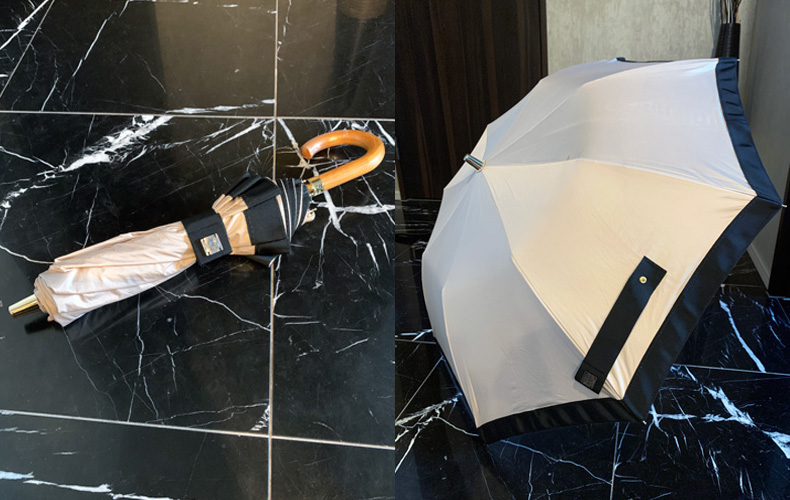 【アシーナニューヨーク】の晴雨兼用折りたたみ傘