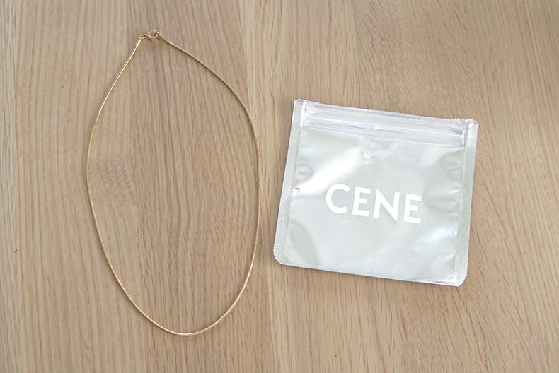 「CENE」のネックレス