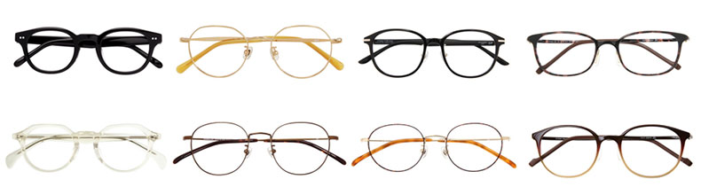 Zoffのメガネフレーム8種類。老眼鏡や遠近両用メガネにおすすめのデザイン