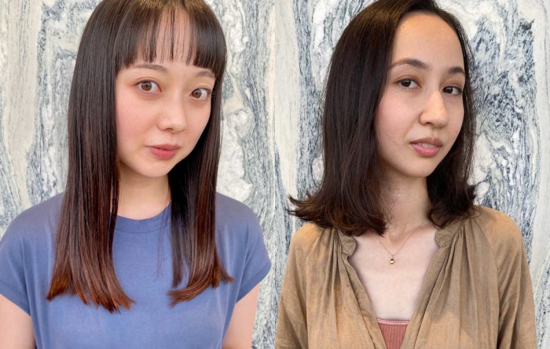 ラクなのにおしゃれ まとまりやすい髪型 広がり対策 30代40代ヘア Domani