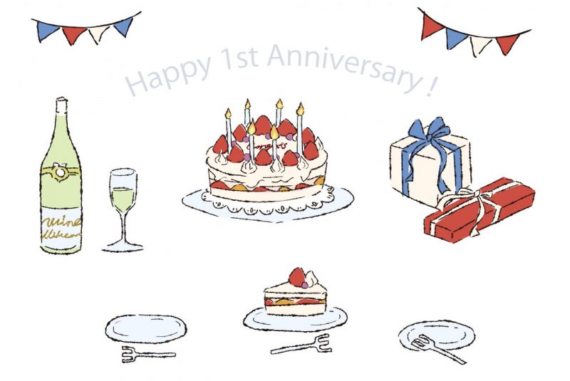 100人に聞いた 1年目の結婚記念日はお祝いした その内容は Domani