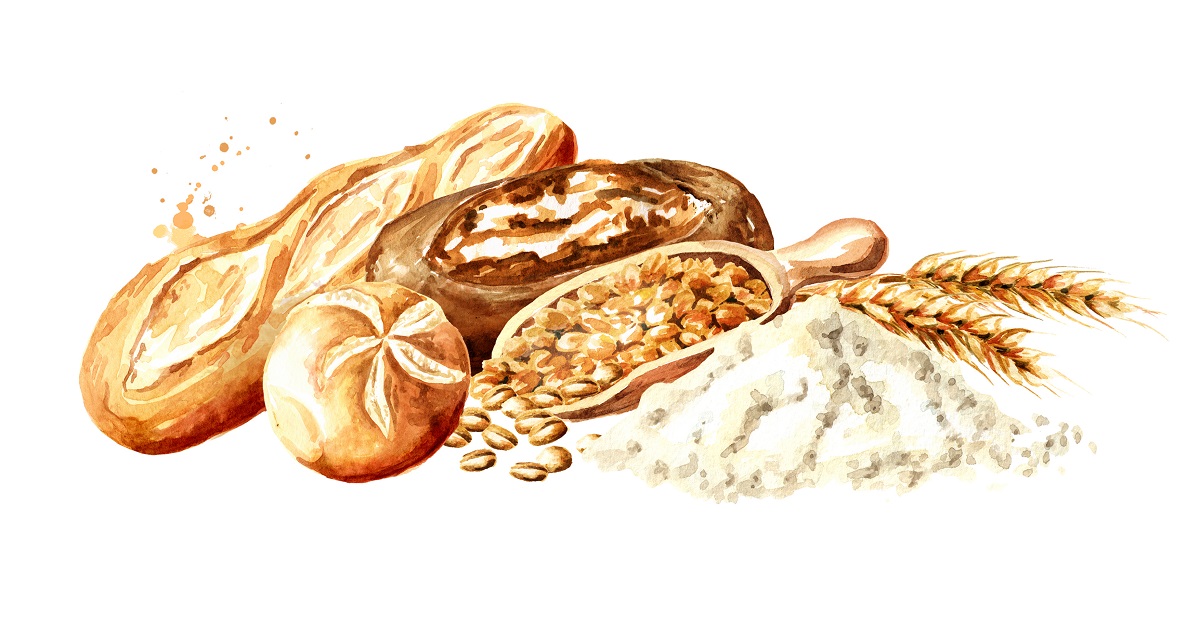 パンや麦のイラスト
