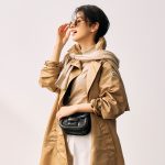 モンクレールのアウターを身につけたホラン千明さん写真
