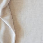 白い麻の布のイメージ写真