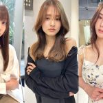 ヘアカラーをしている女性