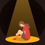 人物・会社員・スポットライト_女性