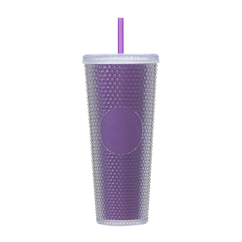 スターバックス　紫のクリアボトル