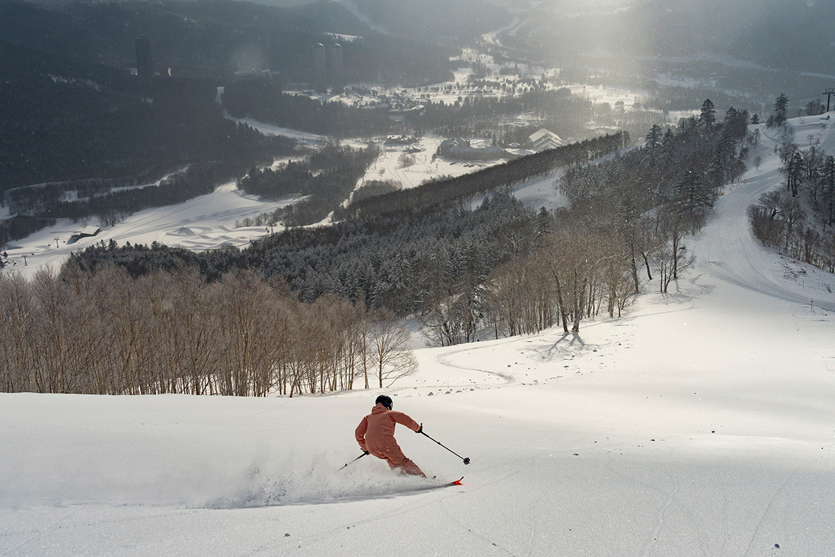 スキーをする人の写真