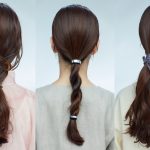 ヘアアレンジした女性の後ろ姿