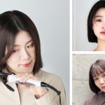 ボブヘアの女性3人