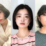 ボブヘアの女性3人