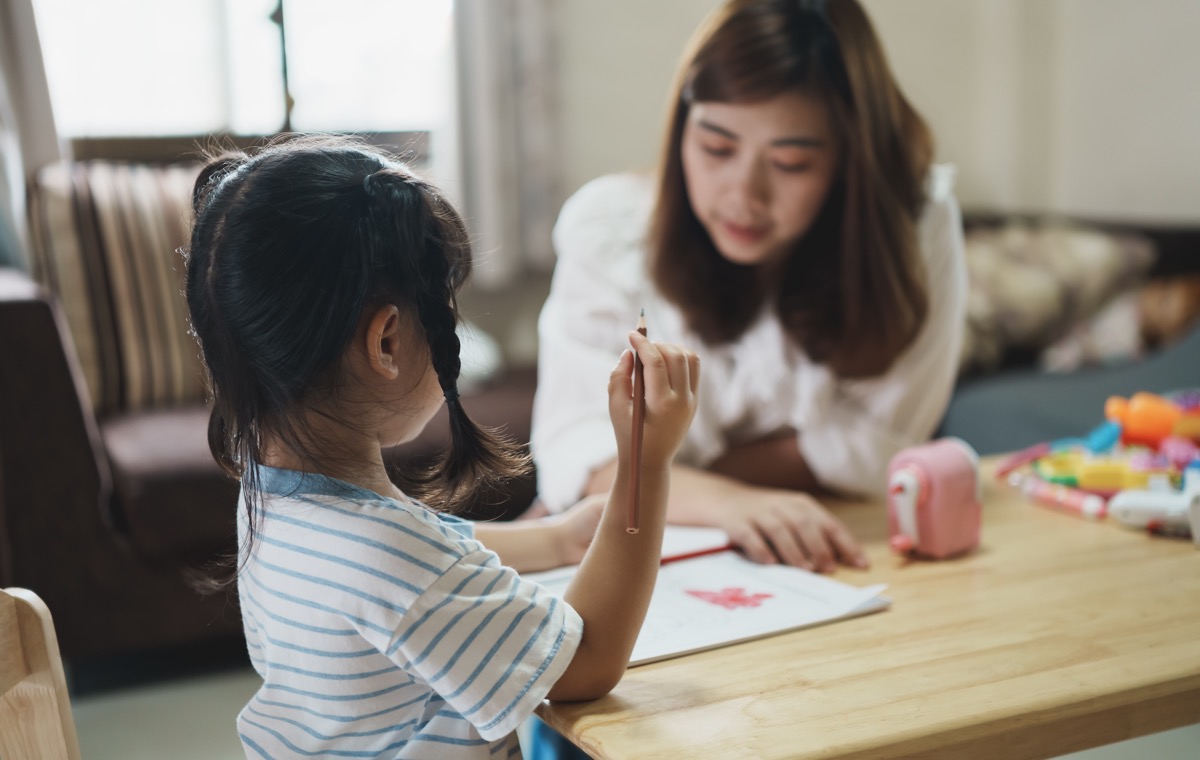 母と子供