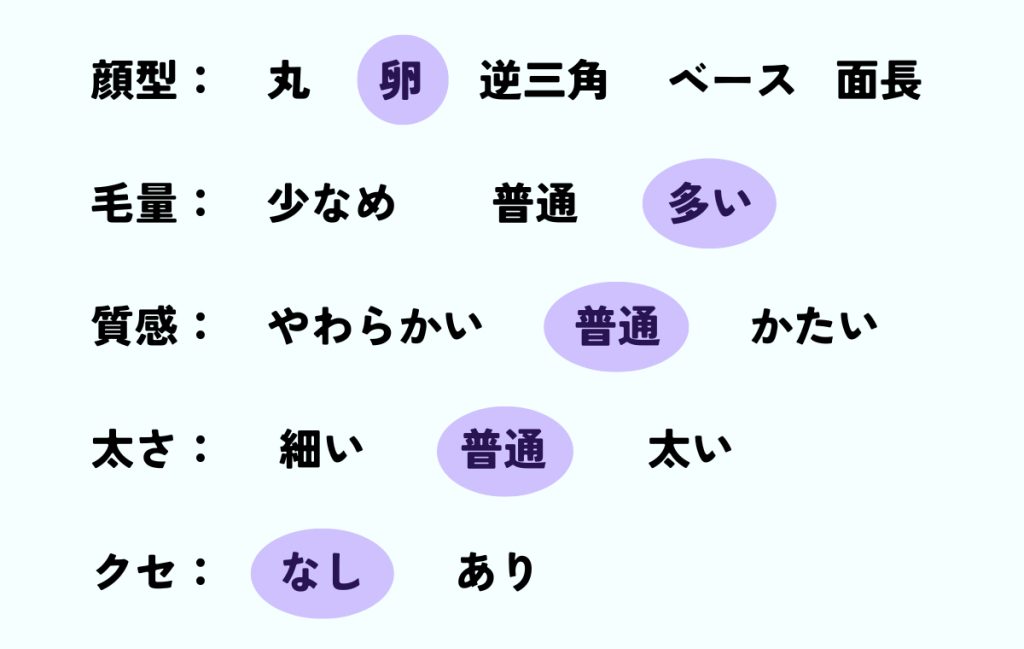 輪郭カバーで小顔見せが叶う姫カットロング