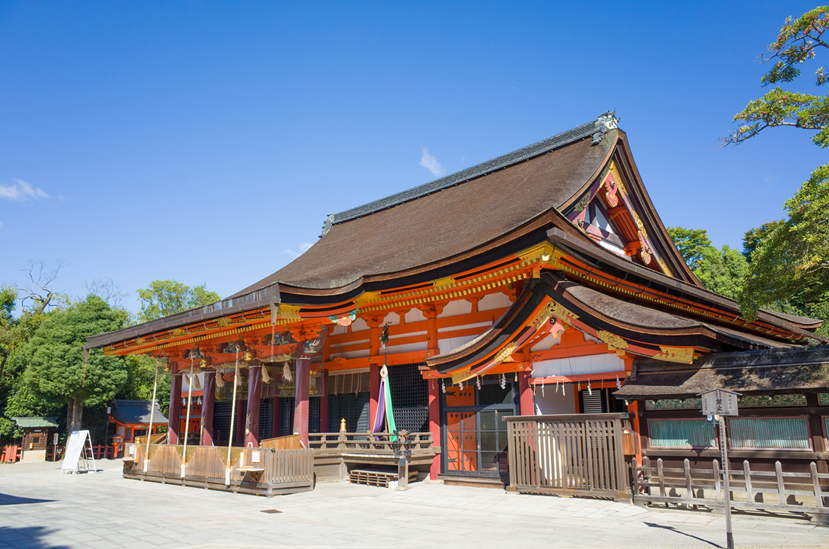 八坂神社　本殿の写真