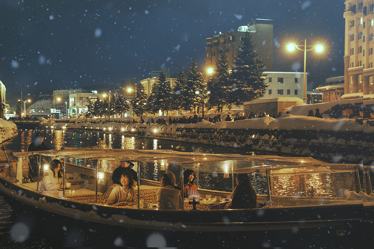 OMO5小樽　小樽運河クルージング　冬のイメージ写真