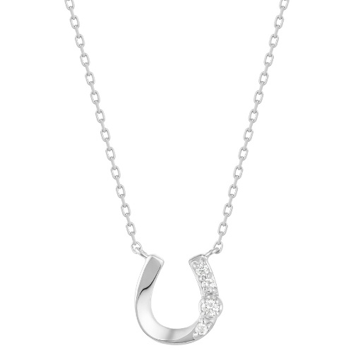▲SV(Ptc) Necklace / Diamond / CZ￥17,600