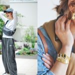 キャップを被った女性