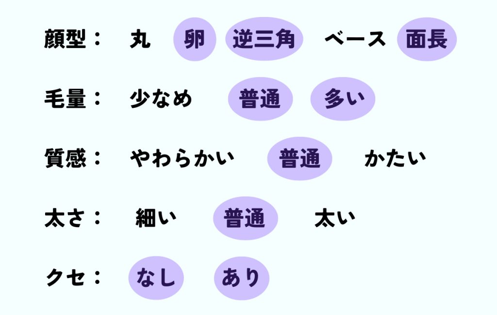 カラーとカットで抜け感を出す小顔ロング