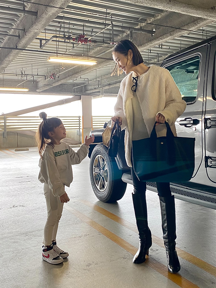 小林有里さんとお子さん