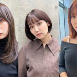 髪の長さが異なる女性3人