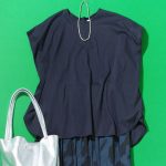 トップス×柄スカート