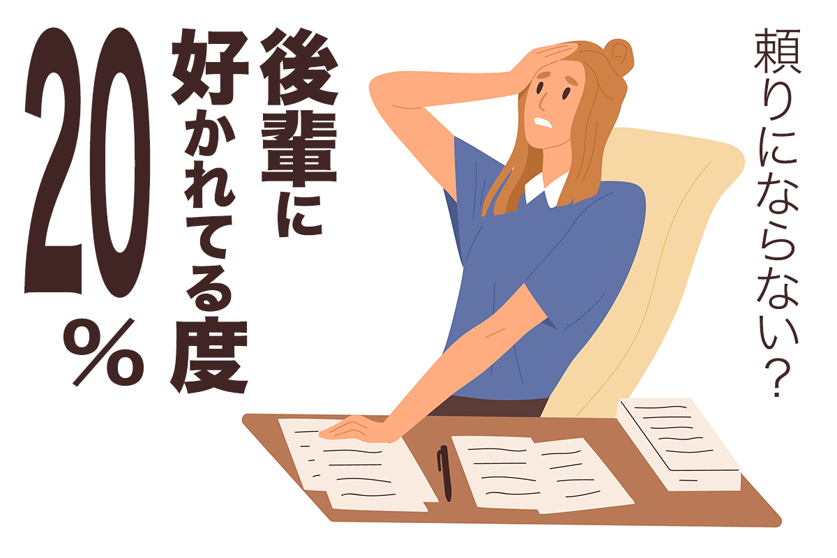 仕事でいっぱいいっぱいになっている様子の女性