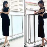 ZARAの肌見せワンピースコーデ